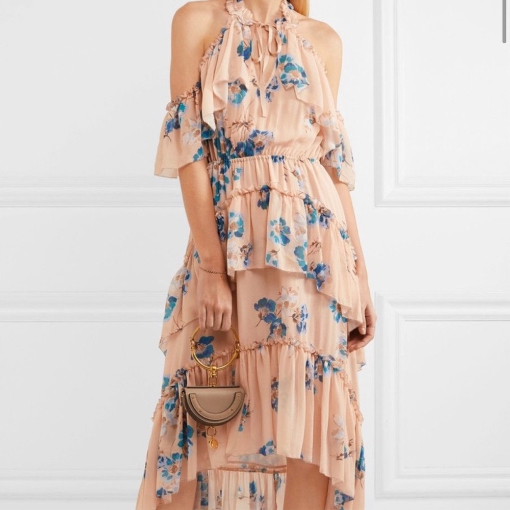 Ulla Johnson Valentine Ruffled Floral Dress Size 8